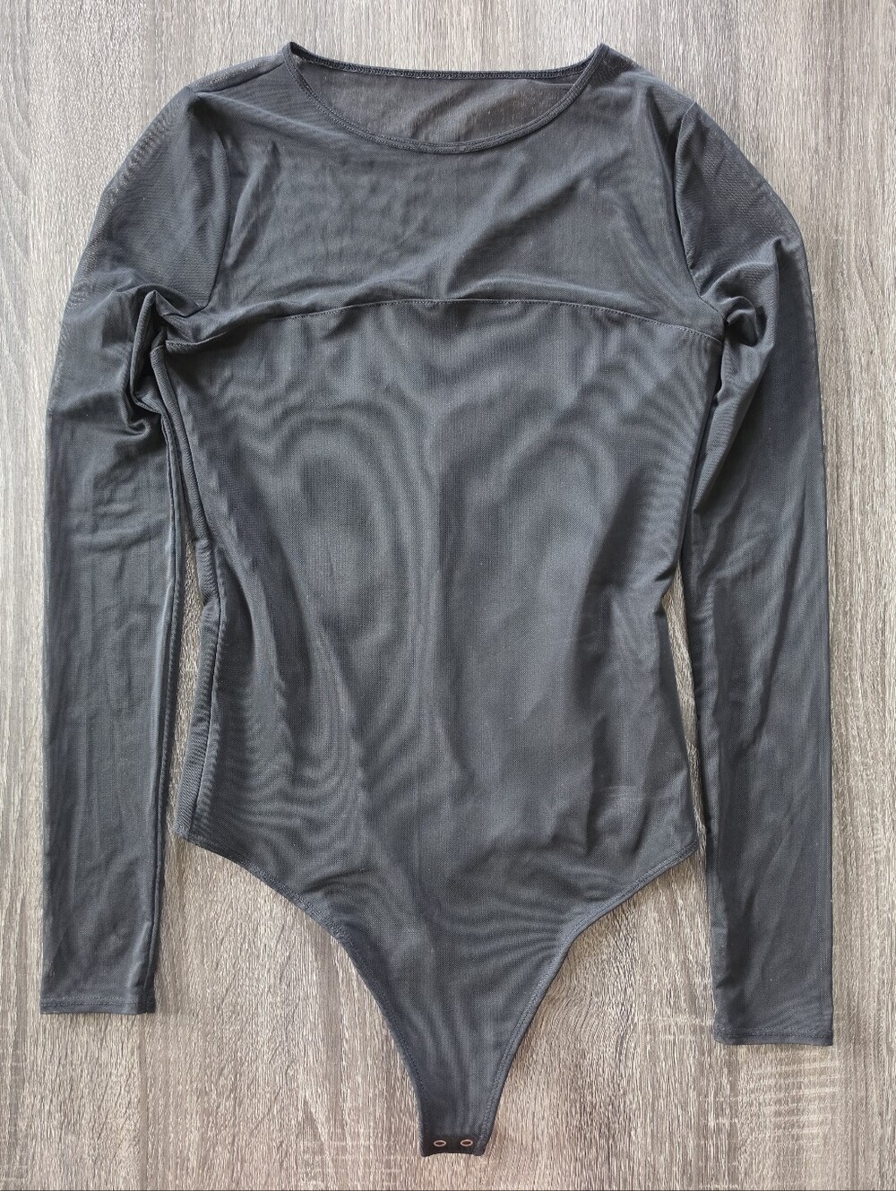 Abercrombie & Fitch Soft A&F Collection Black Sheer Bodysuit